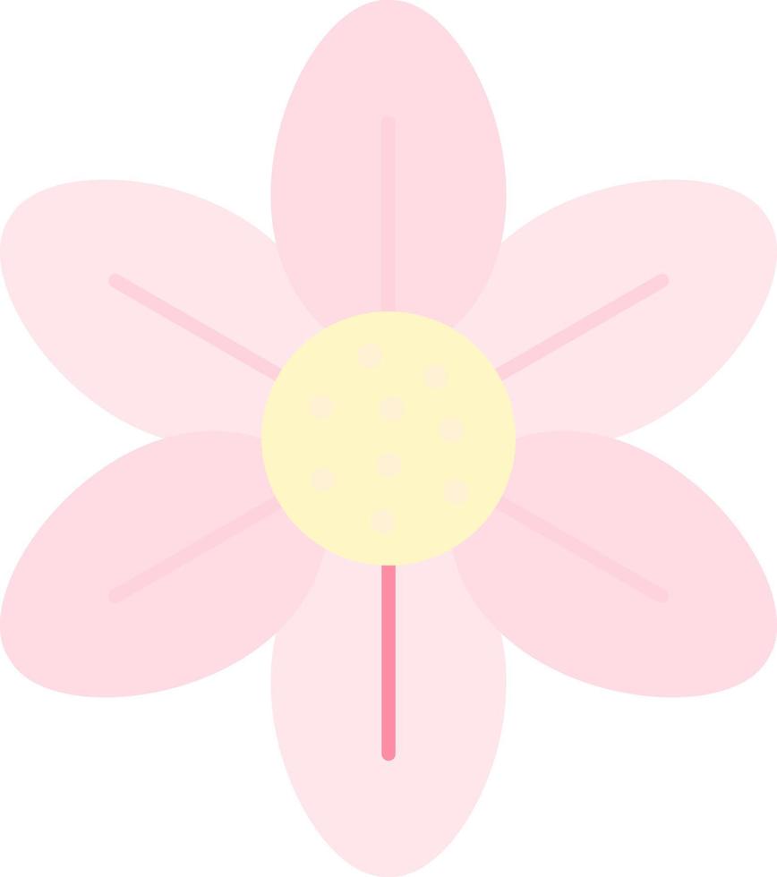 körsbär blomma vektor ikon design