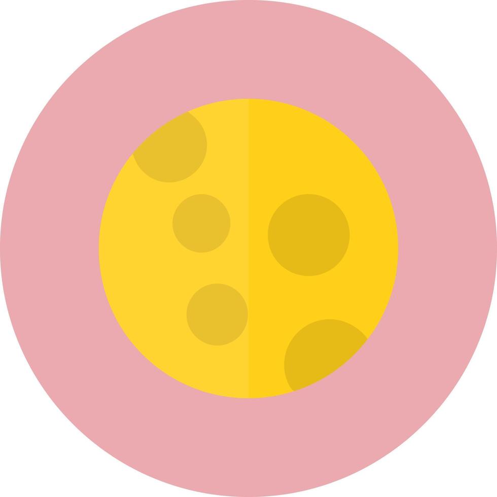 måne yta vektor ikon