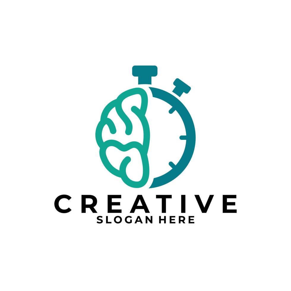 Gehirn-Idee-Logo-Icon-Vektor isoliert vektor
