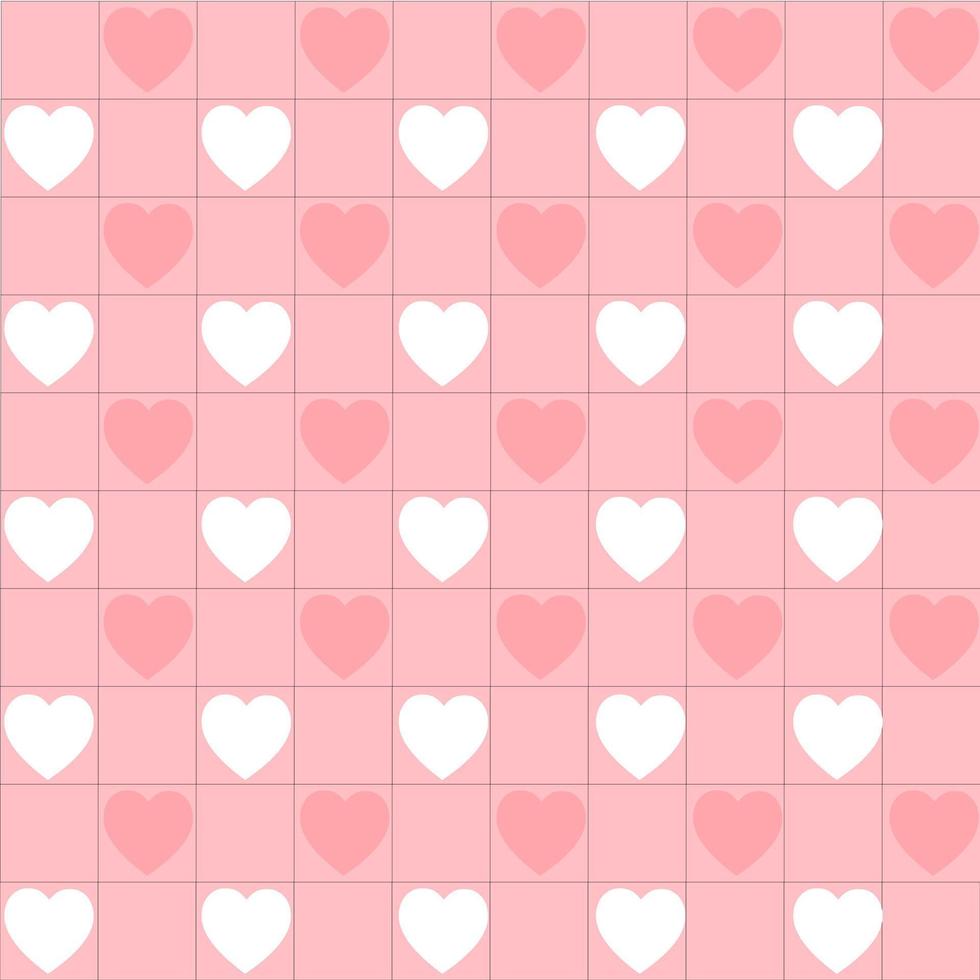 fri vektor hjärta mönster älskare rosa bakgrund