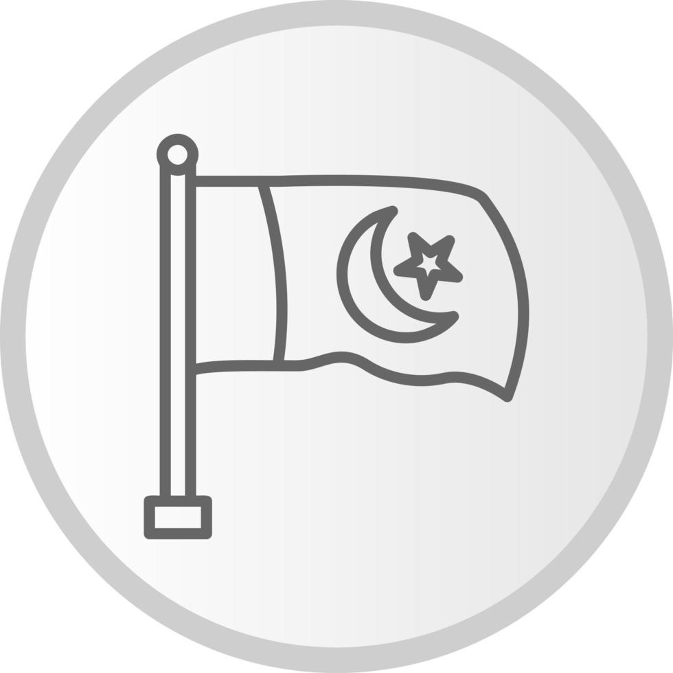 pakistan flagga vektor ikon