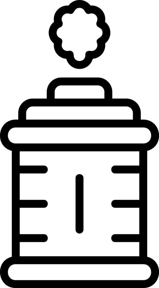 Tränengas-Vektor-Icon-Design vektor