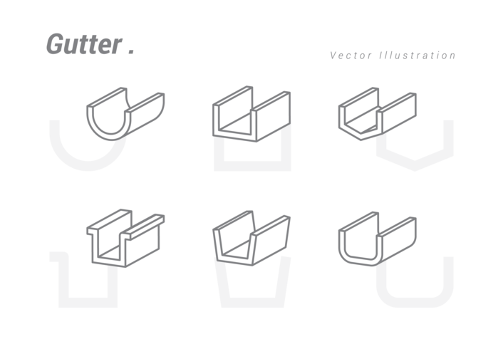 Gutter-Vektor-Illustration vektor