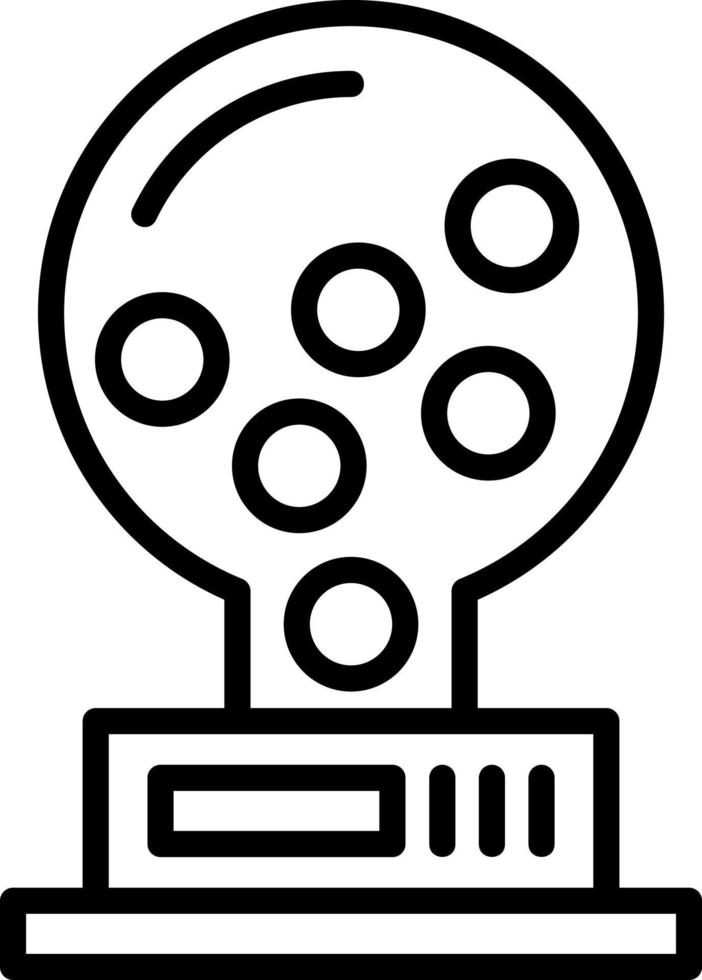 Kaugummi-Maschinen-Vektor-Icon-Design vektor