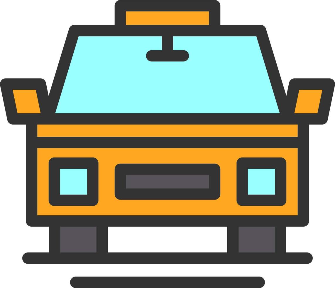 Taxi-Vektor-Icon-Design vektor