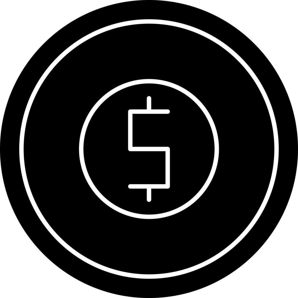 mynt vektor ikon design