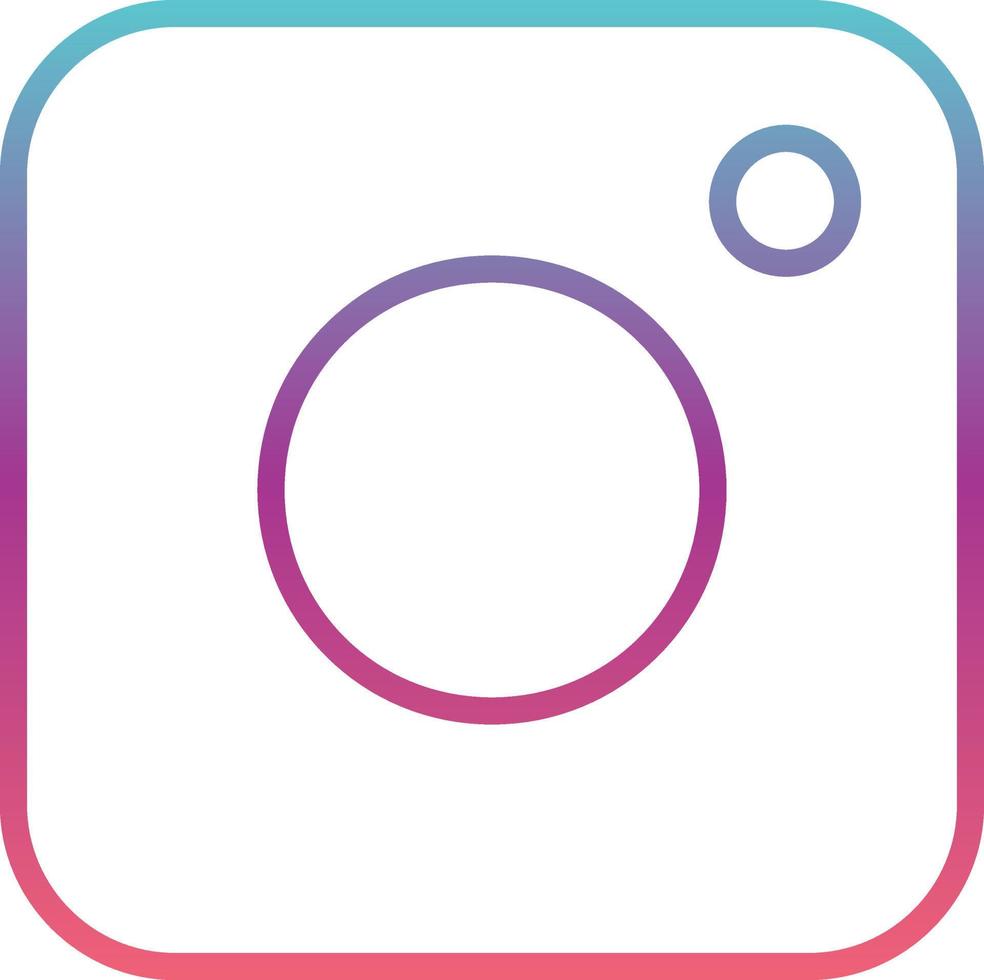 Instagram-Vektorsymbol vektor