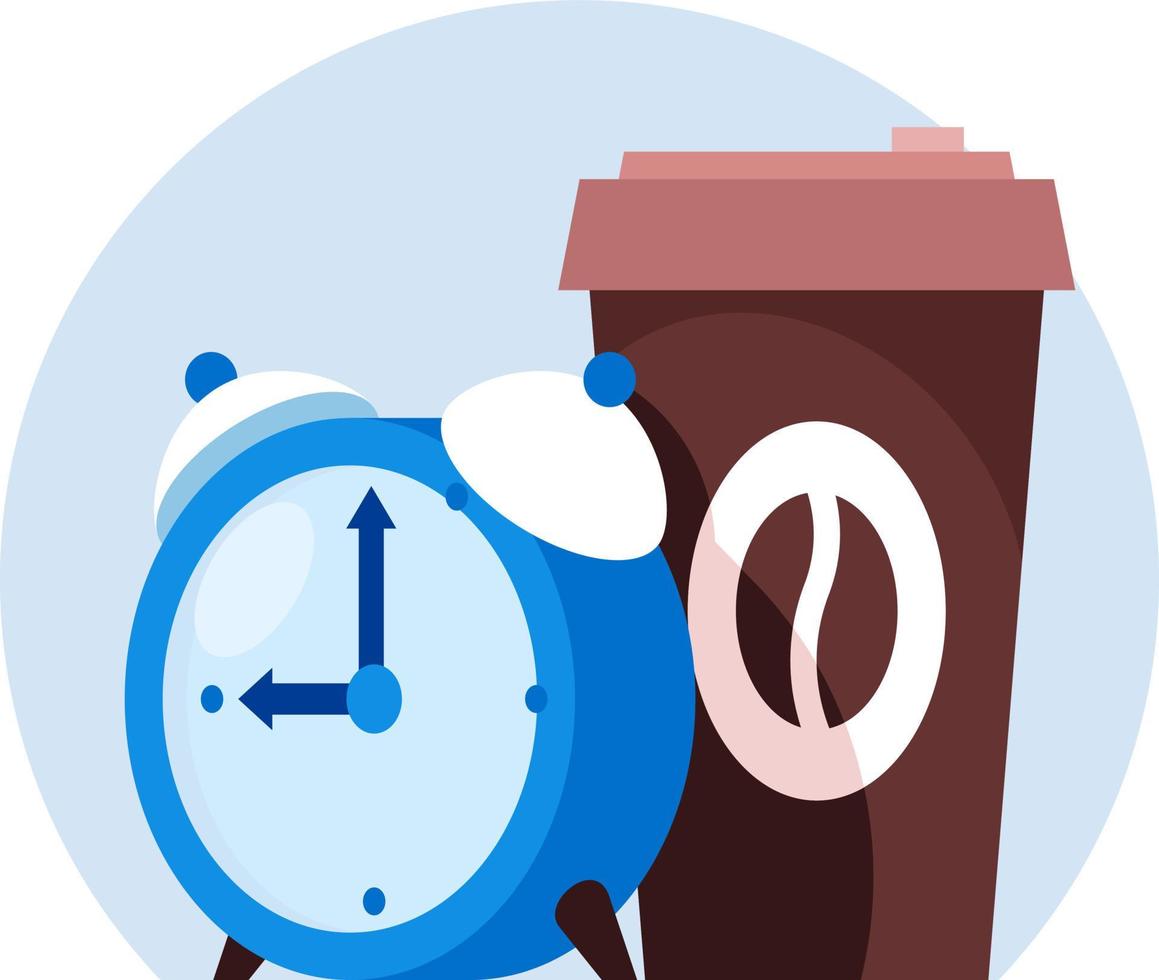 Kaffee Zeit Clip Art Vektor