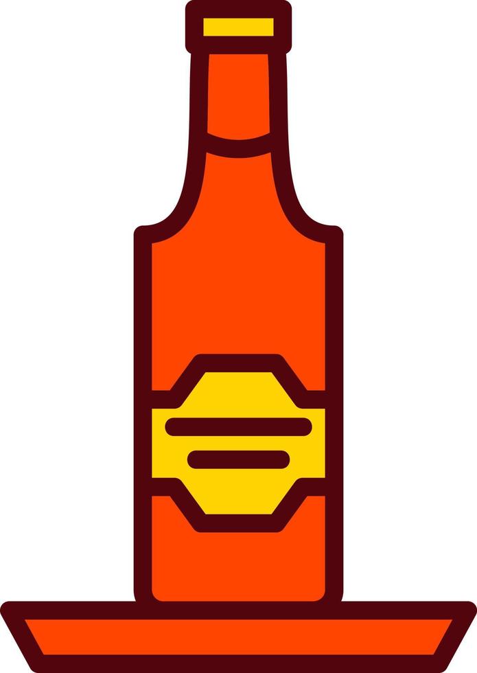 Vektorsymbol für Bierflaschen vektor