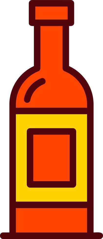 vin flaska vektor ikon