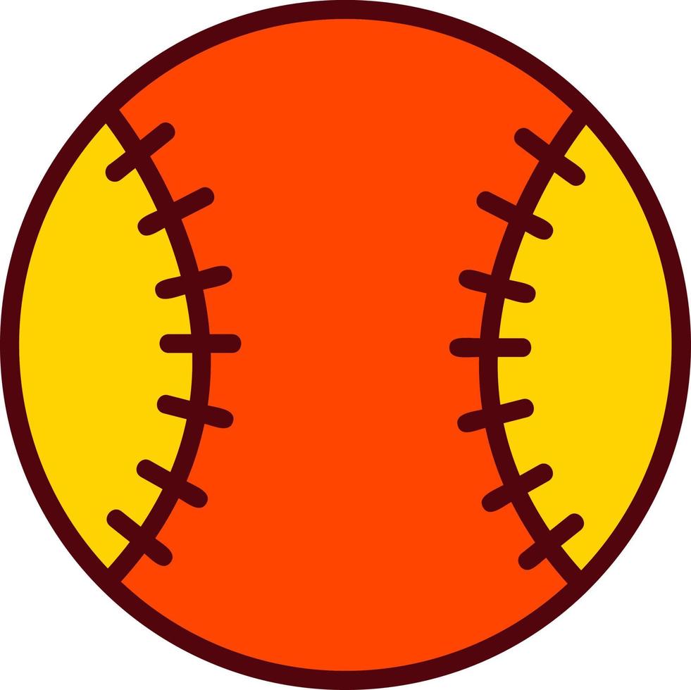 Baseball-Vektor-Symbol vektor