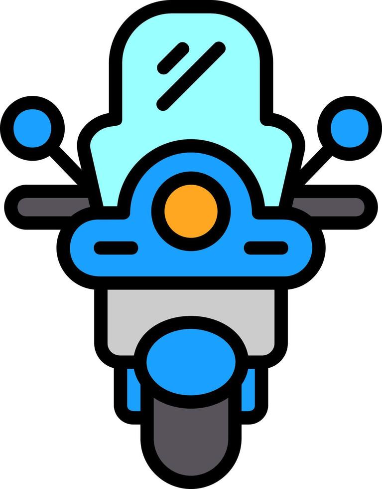 motorcykel vektor ikon design