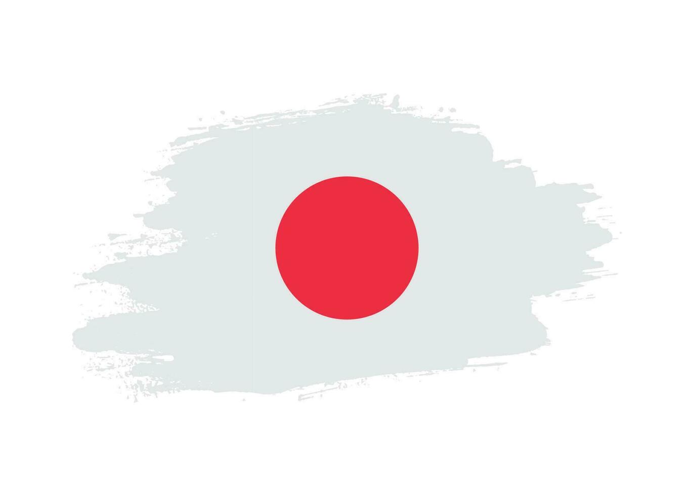 professionell bedrövad grunge textur japan flagga vektor