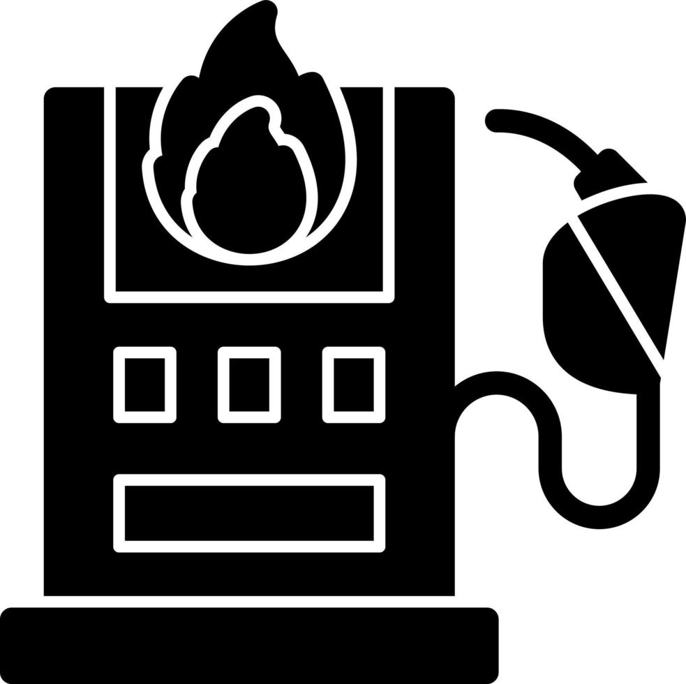 Gas-Vektor-Icon-Design vektor