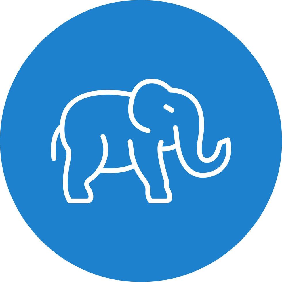 Elefant-Vektor-Icon-Design vektor