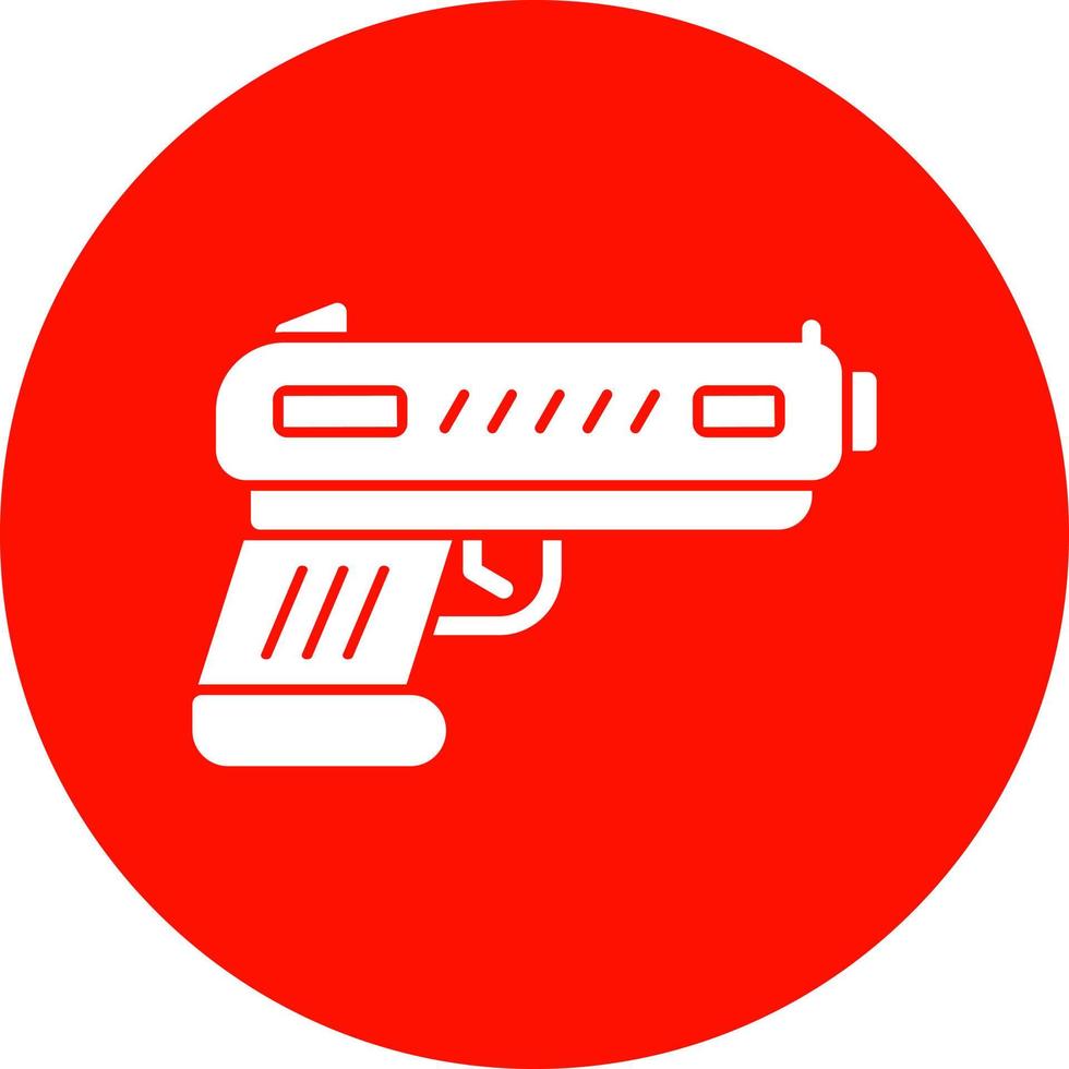 Waffe-Vektor-Icon-Design vektor