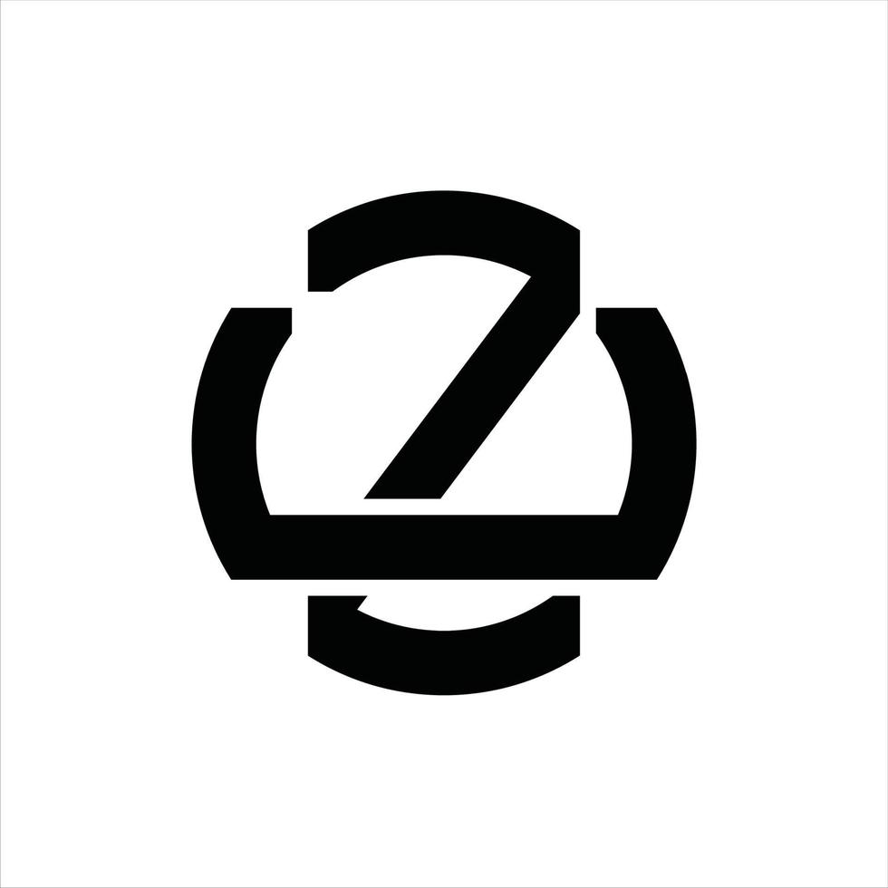 zu Logo-Monogramm-Design-Vorlage vektor