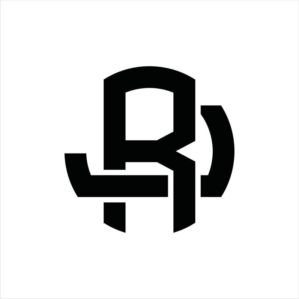 rj-Logo-Monogramm-Design-Vorlage vektor