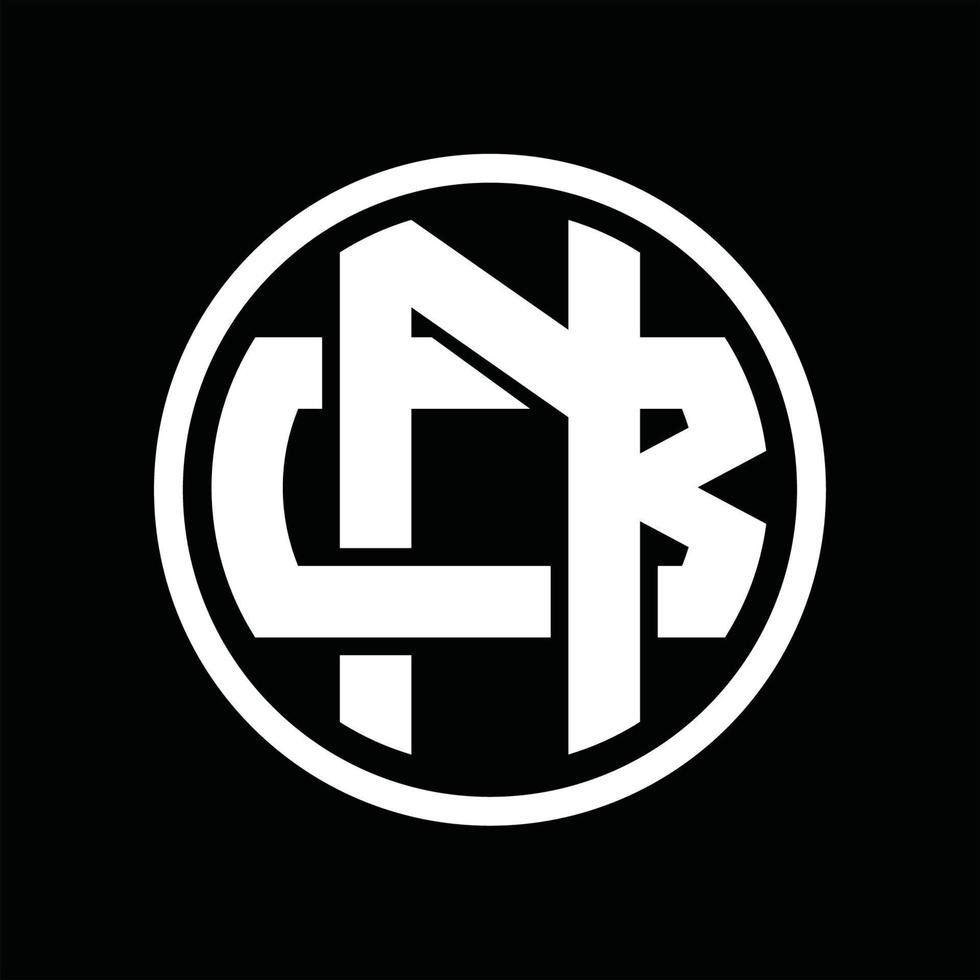 NB-Logo-Monogramm-Design-Vorlage vektor