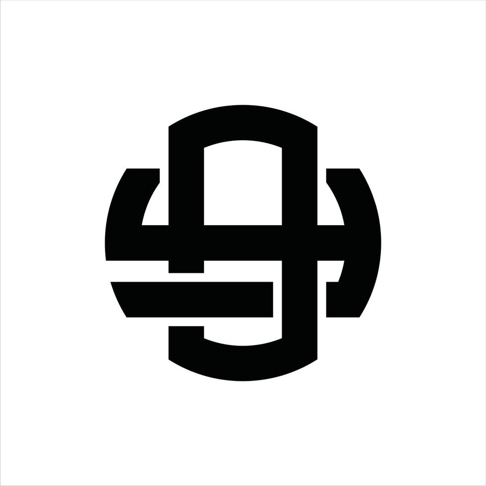 oy-Logo-Monogramm-Designvorlage vektor