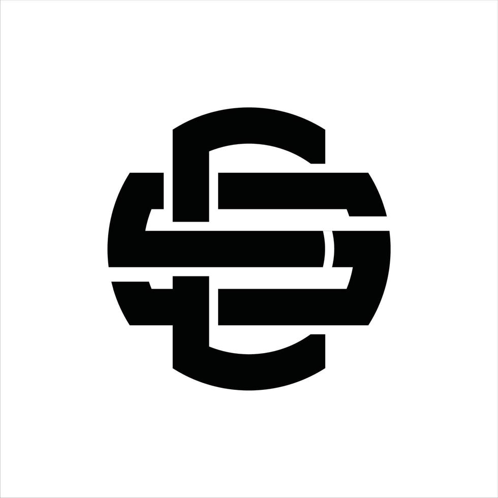 es-Logo-Monogramm-Design-Vorlage vektor