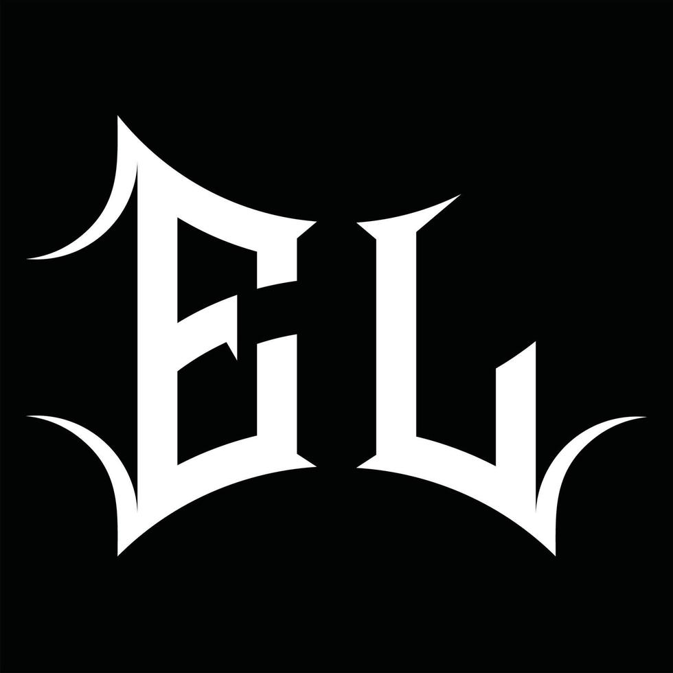 ej-Logo-Monogramm mit abstrakter Form-Design-Vorlage vektor