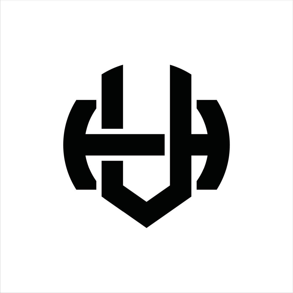 vh-Logo-Monogramm-Designvorlage vektor