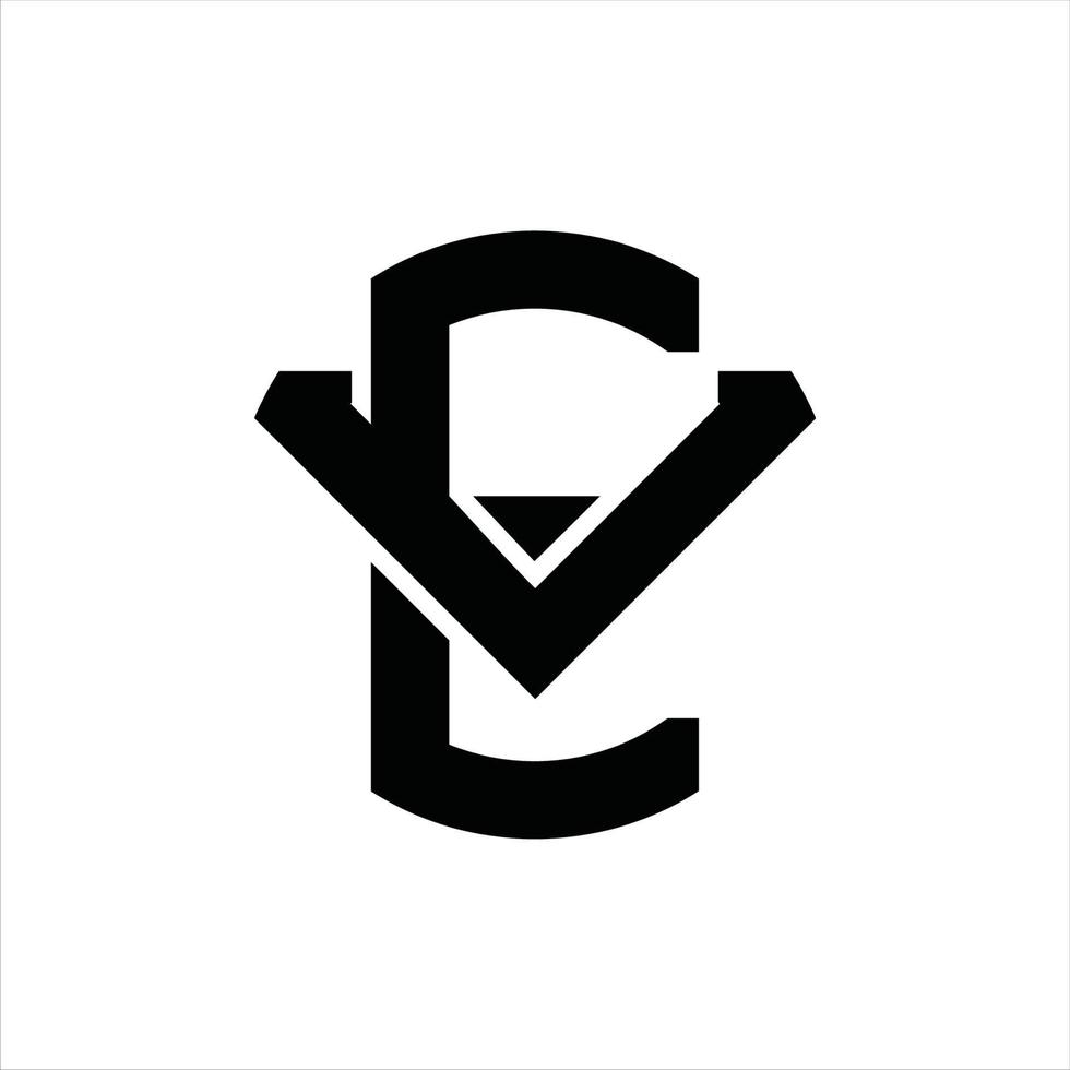 ev-Logo-Monogramm-Design-Vorlage vektor