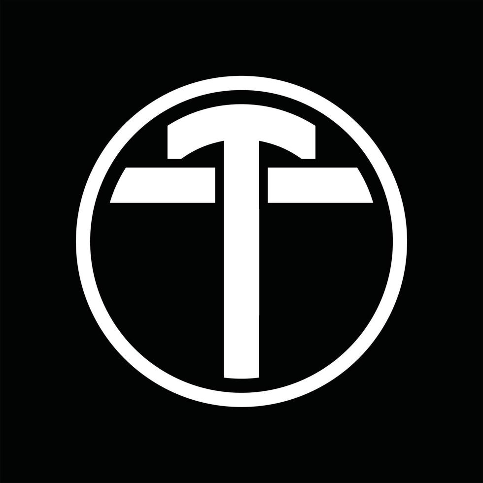 tt-Logo-Monogramm-Designvorlage vektor