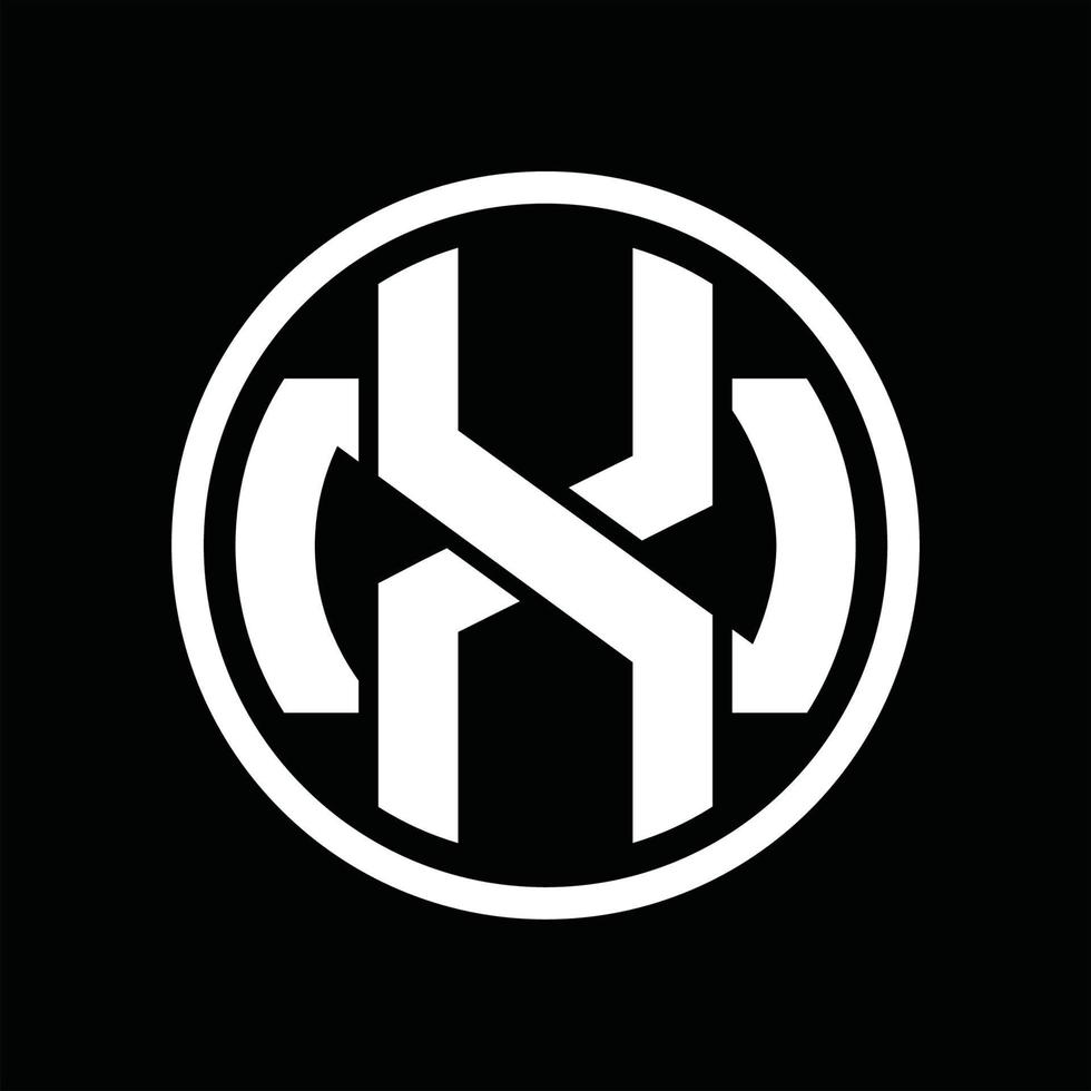 xn-Logo-Monogramm-Designvorlage vektor