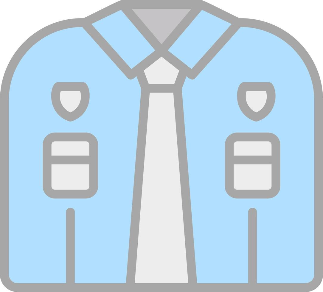 Polizeiuniform-Vektor-Icon-Design vektor