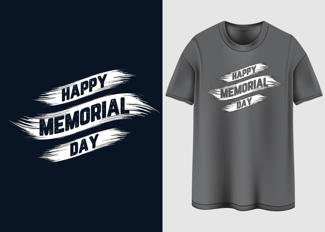 Lycklig minnesmärke dag typografi t-shirt design vektor