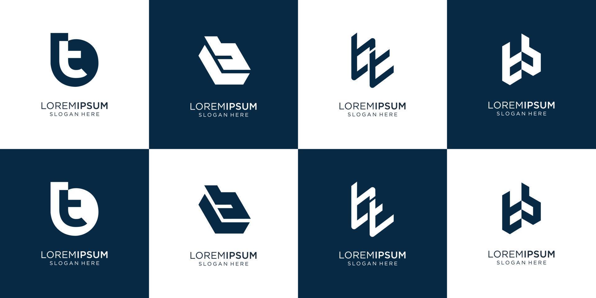 kreativ första brev b och brev t logotyp mall.ikon för företag av lyx, elegant, abstrakt. vektor