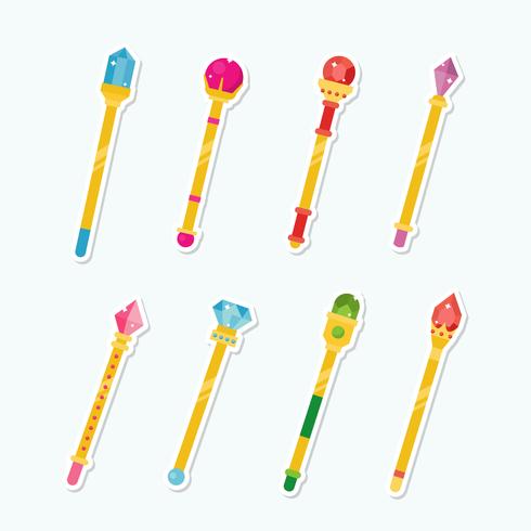 Gratis Crystal Scepter Vector