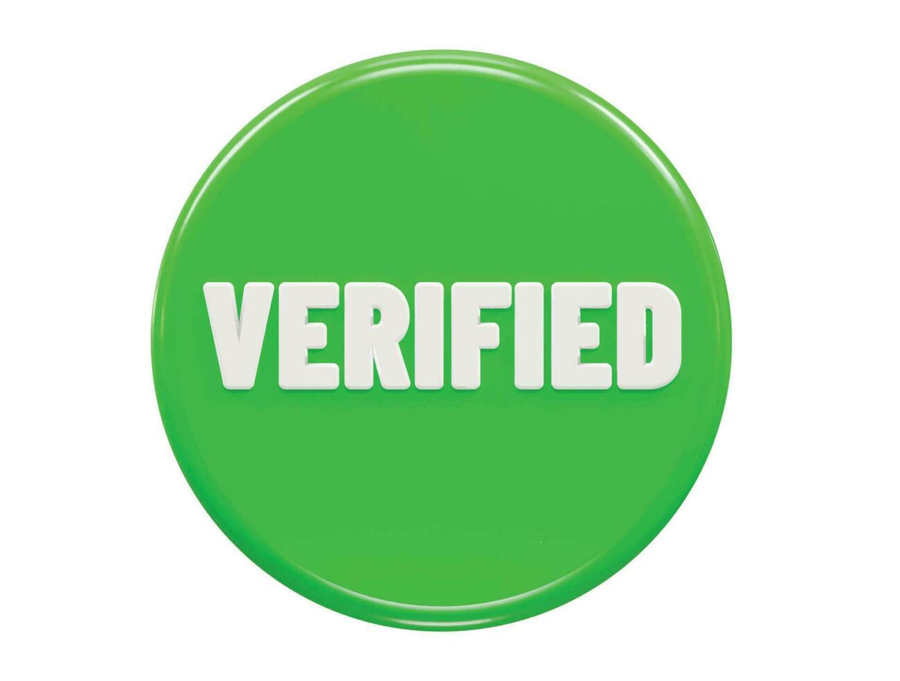 verified ikon 3d vektor