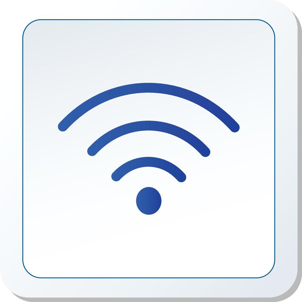 wiFi ikon vektor grafisk illustration