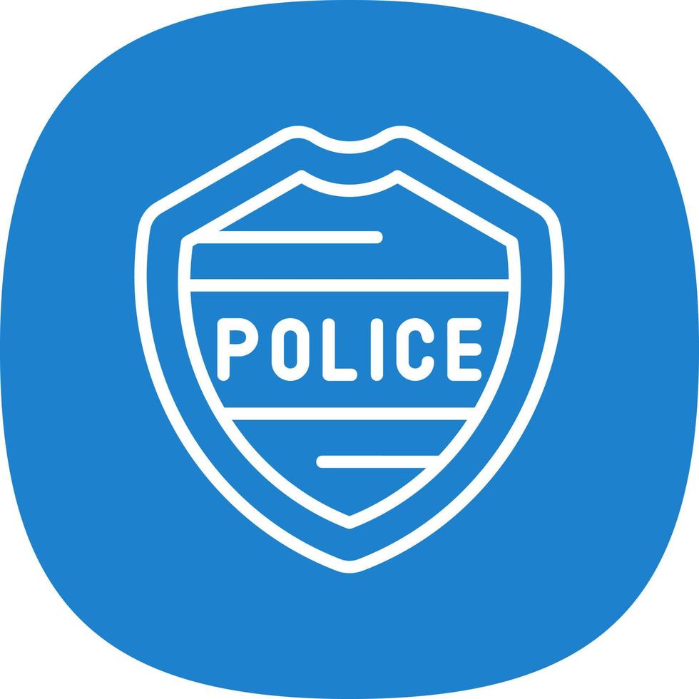 Polizei-Vektor-Icon-Design vektor