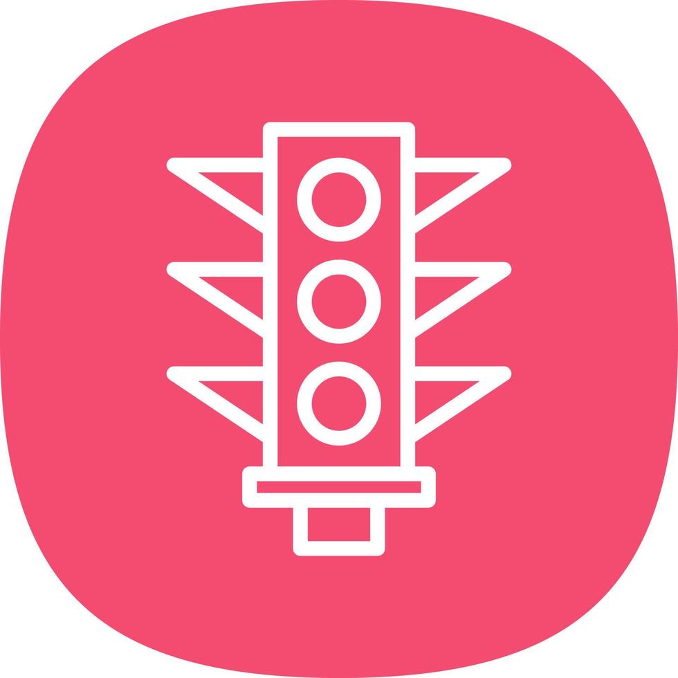 trafik signal vektor ikon design