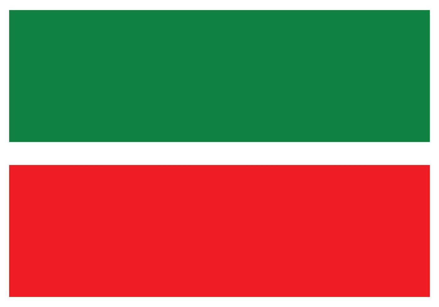 nationalflagge von tatarstan - flaches farbsymbol. vektor