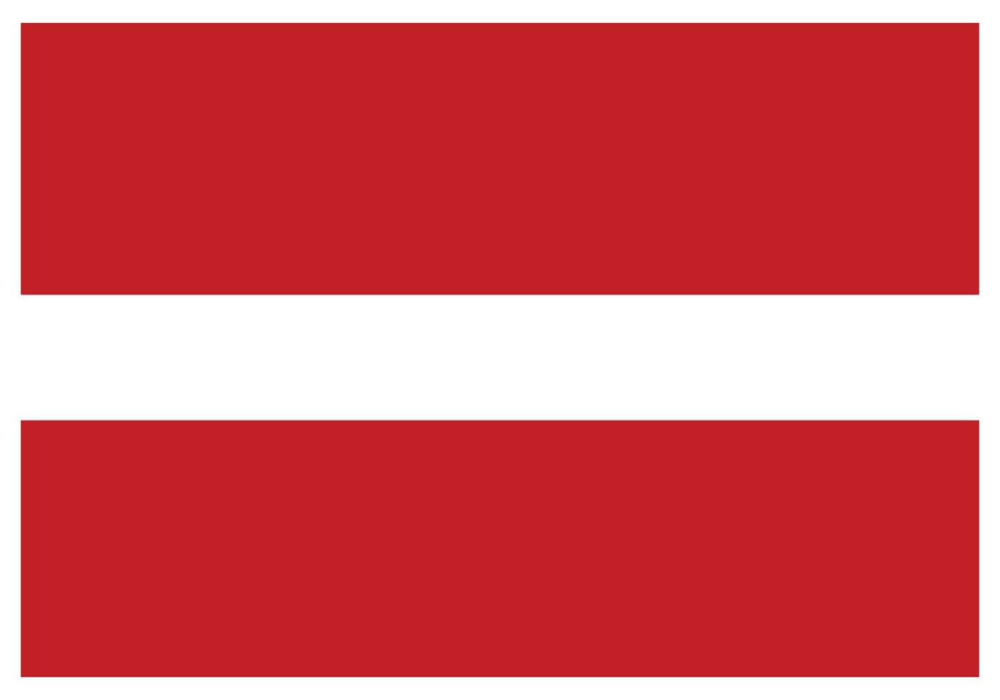 Nationalflagge Lettlands - flaches Farbsymbol. vektor