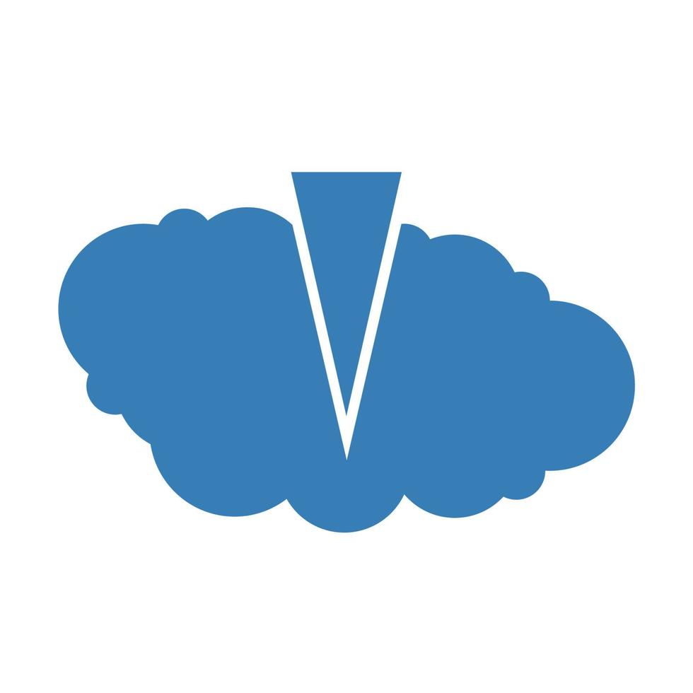 Cloud-Symbol herunterladen. Vektor-Illustration. vektor