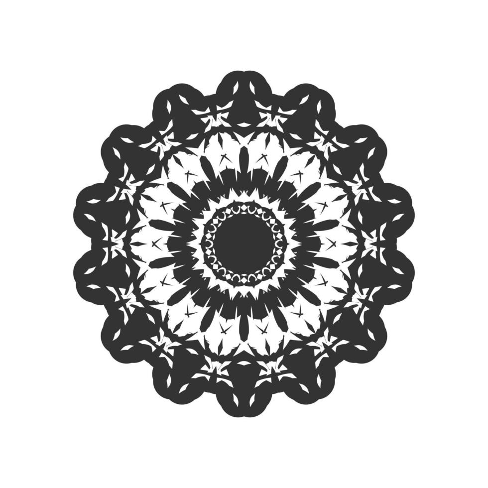 Mandala. ethnische dekorative Elemente. hand gezeichneter hintergrund. islam, arabisch, indisch, osmanische motive. vektor