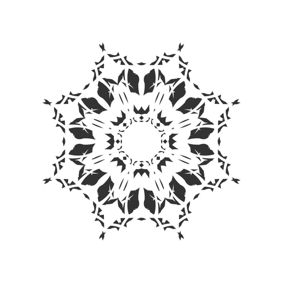 mandala. etniska dekorativa element. handritad bakgrund. islam, arabiska, indiska, ottomanska motiv. vektor