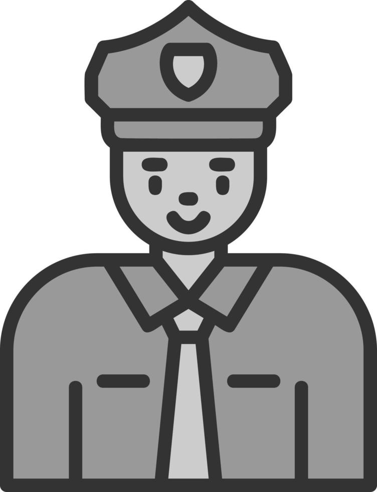 Polizist-Vektor-Icon-Design vektor