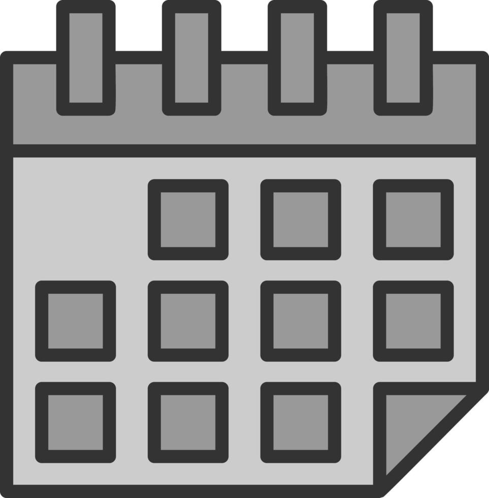 Kalender-Vektor-Icon-Design vektor