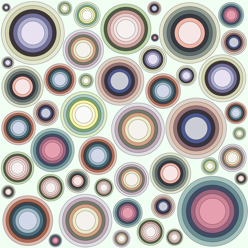 abstrakt färgrik cirkel sömlös bakgrund textur. vektor