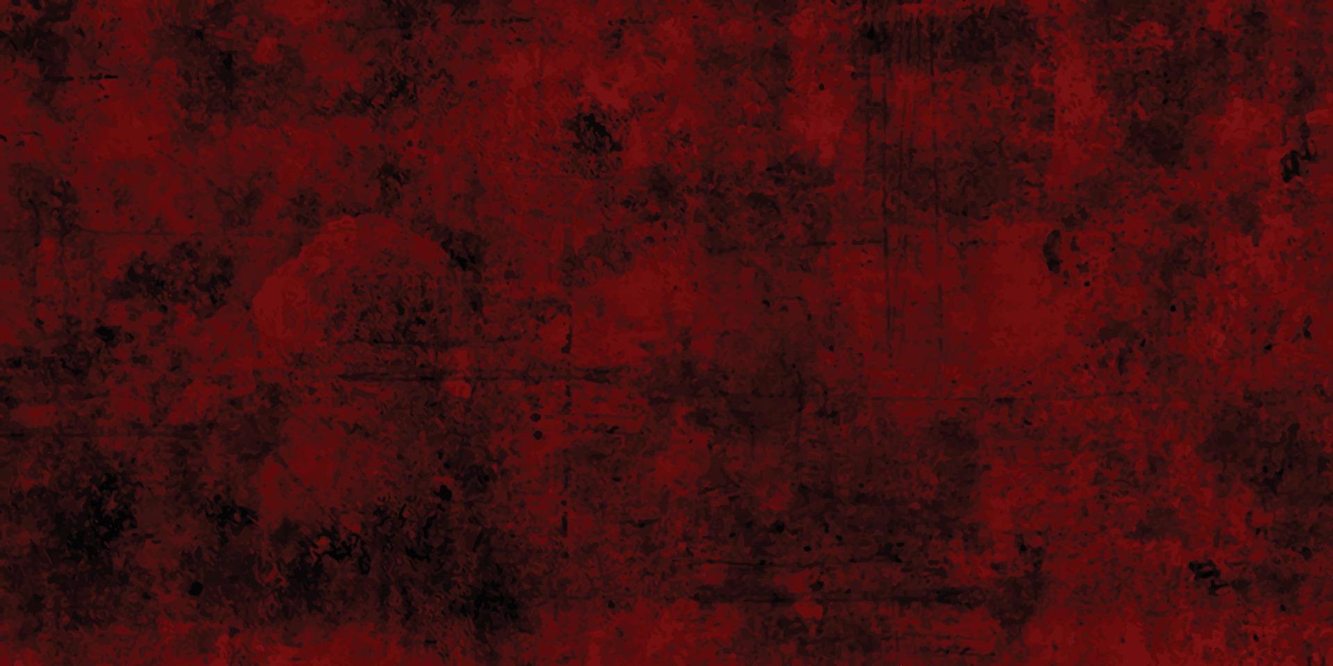 roter Grunge-Textur-Wandhintergrund mit Platz für Ihren Text, Vektor, Illustration vektor