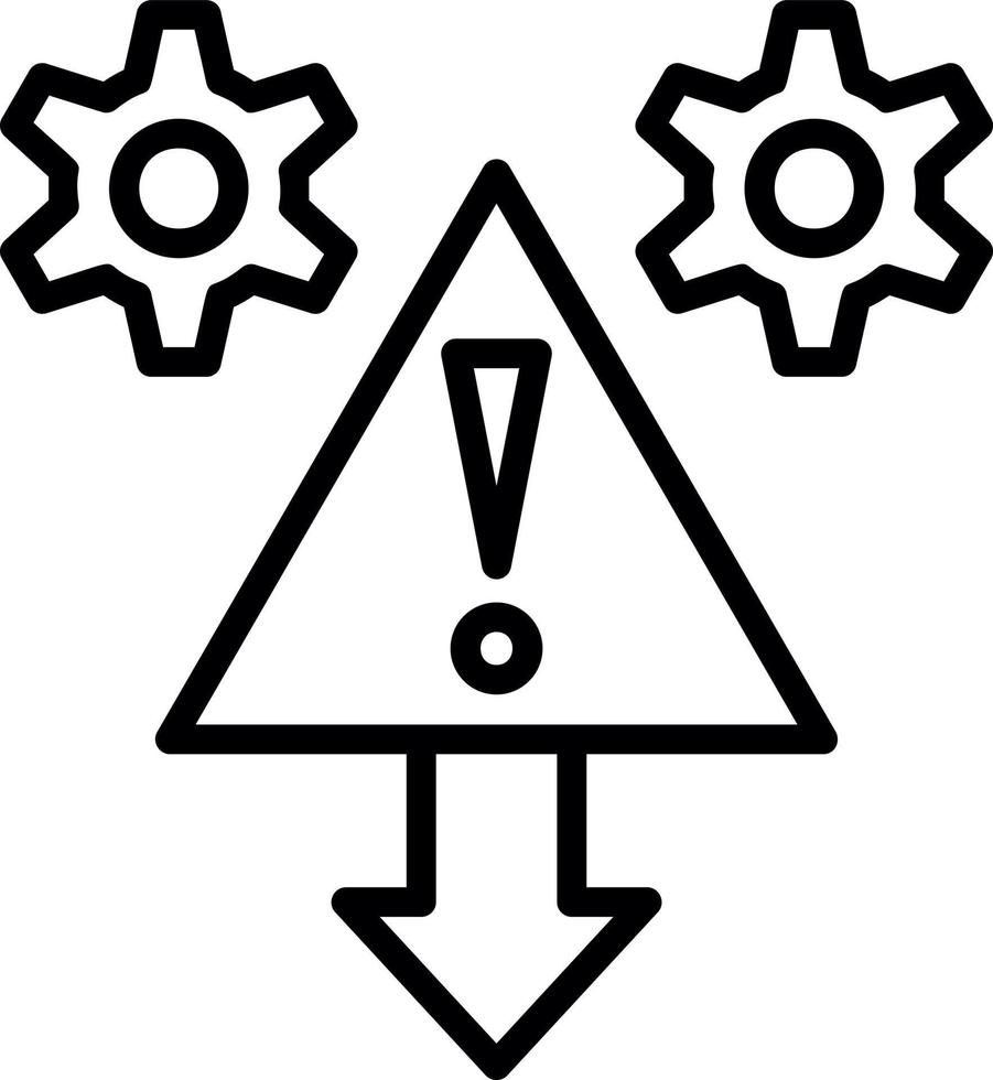 Vorfall-Vektor-Icon-Design vektor