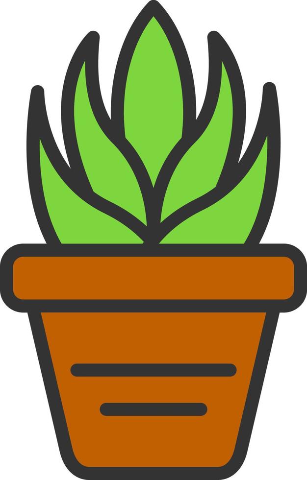 Aloe Vera-Vektor-Icon-Design vektor