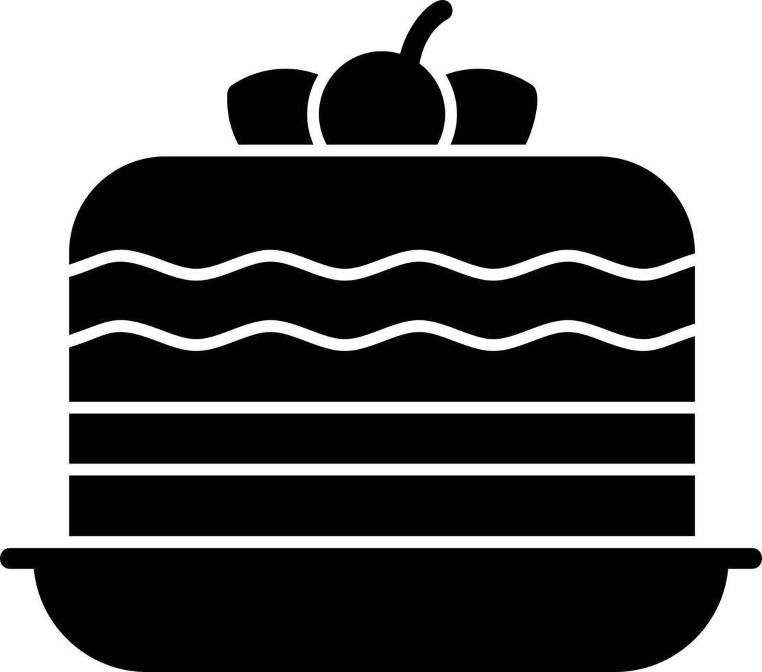 Kuchen-Vektor-Icon-Design vektor